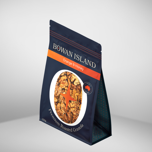 ORANGE & HONEY - Bowan Island Premium Roasted Granola 650G